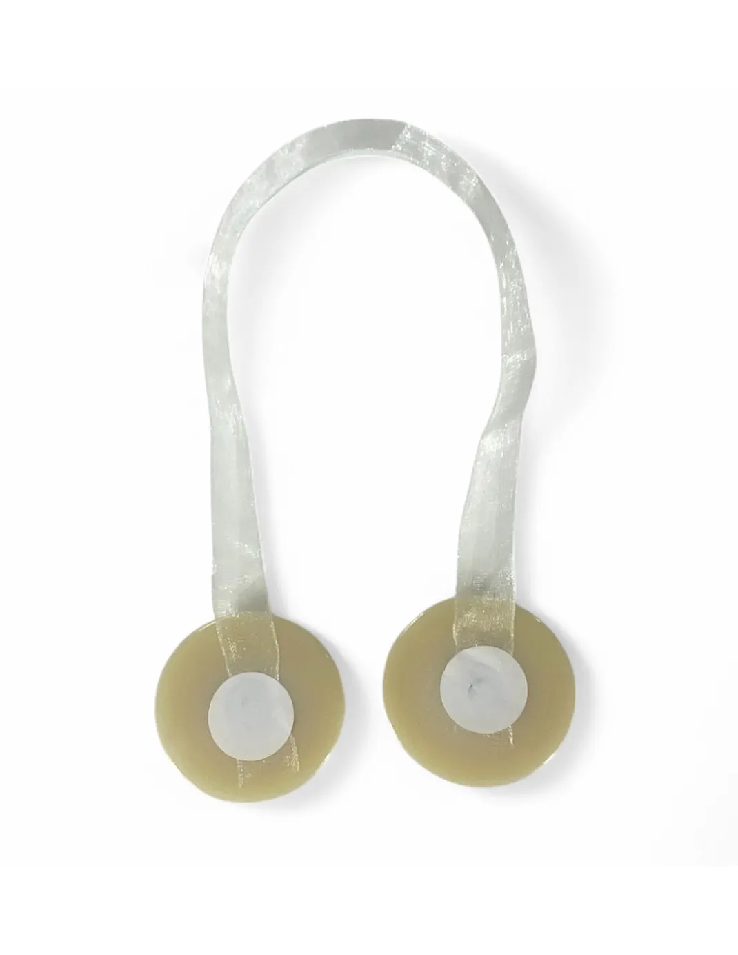 Fermatenda Magnetico Beige "Modern" - 1 Pezzo, Design Elegante, Super Potente