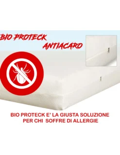 Fodera Materaso JERSEY Elasticizzato ANTIACARO Con CERNIERA ZIP