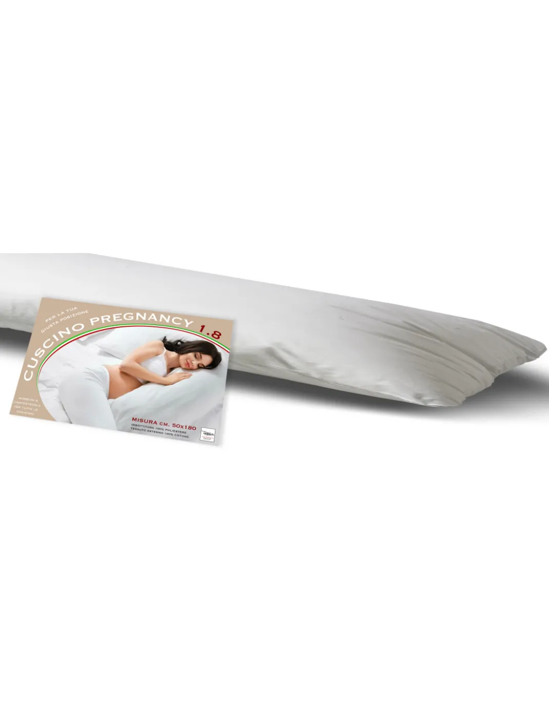 GUANCIALE CUSCINO GRAVIDANZA PREGNANCY LUNGO cm. 180 MIS. cm. 50 X 180
