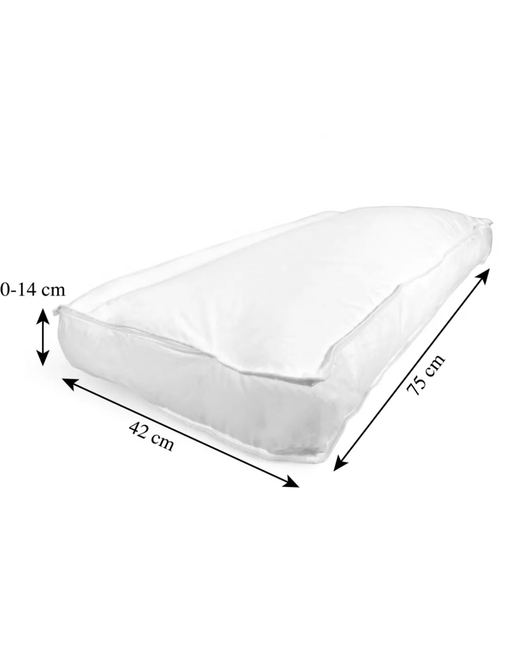Guanciale DuoSupport con Doppia Imbottitura, Cuscino Letto Morbido e Duro, Innovativo Cuscino BiComfort in Poliestere e Cotone