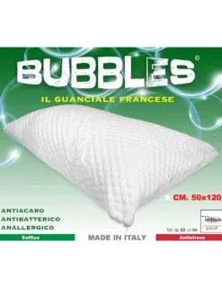GUANCIALE letto 1 PIAZZA E MEZZA FRANCESE 1 1/2P MIS. CM. 50X120 antiacaro
