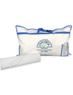 GUANCIALE PIUMA PIUMINO OCA ISSIMO DAUNEX CON FEDERA TEXFAMILY MASSAGGIANTE