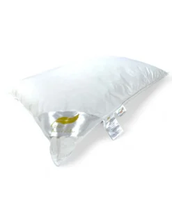 Guanciali Piume d'Autore, Set di 2 Cuscini Letto Matrimoniale Piuma d'Oca 50x80 cm, 1100g, Morbidi, Ipoallergenici e Ergonomici