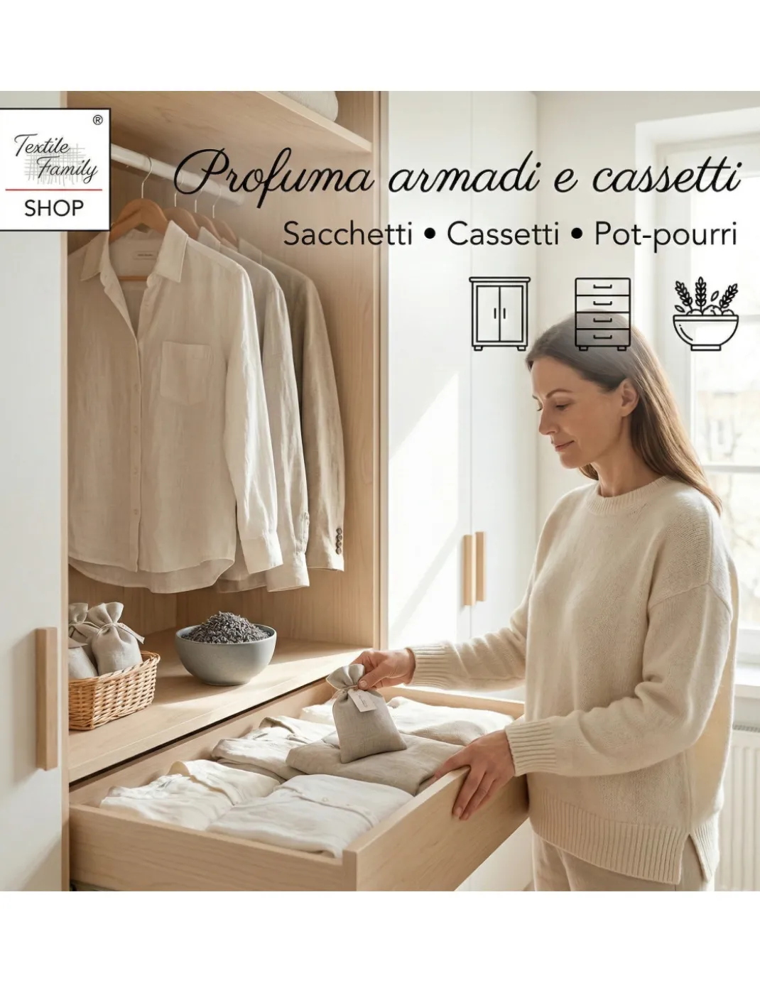 Lavanda essiccata boccioli profumati Made in Italy Tex Family – per sacchetti armadi, pot-pourri e DIY
