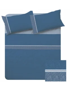 Lenzuola Matrimoniali Cotone Completo MAXI Tex Family - Design Moderno