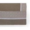 Lenzuola Matrimoniali Cotone Completo MAXI Tex Family - Design Moderno "Time" Colore Beige