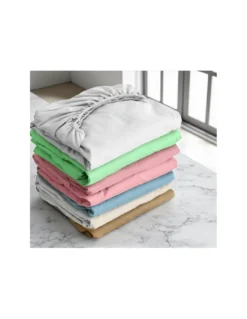 Lenzuola Sotto con Angoli Adapto Jersey Tortora - Cotone Elasticizzato H30cm - Singolo, Piazza e Mezza, Matrimoniale
