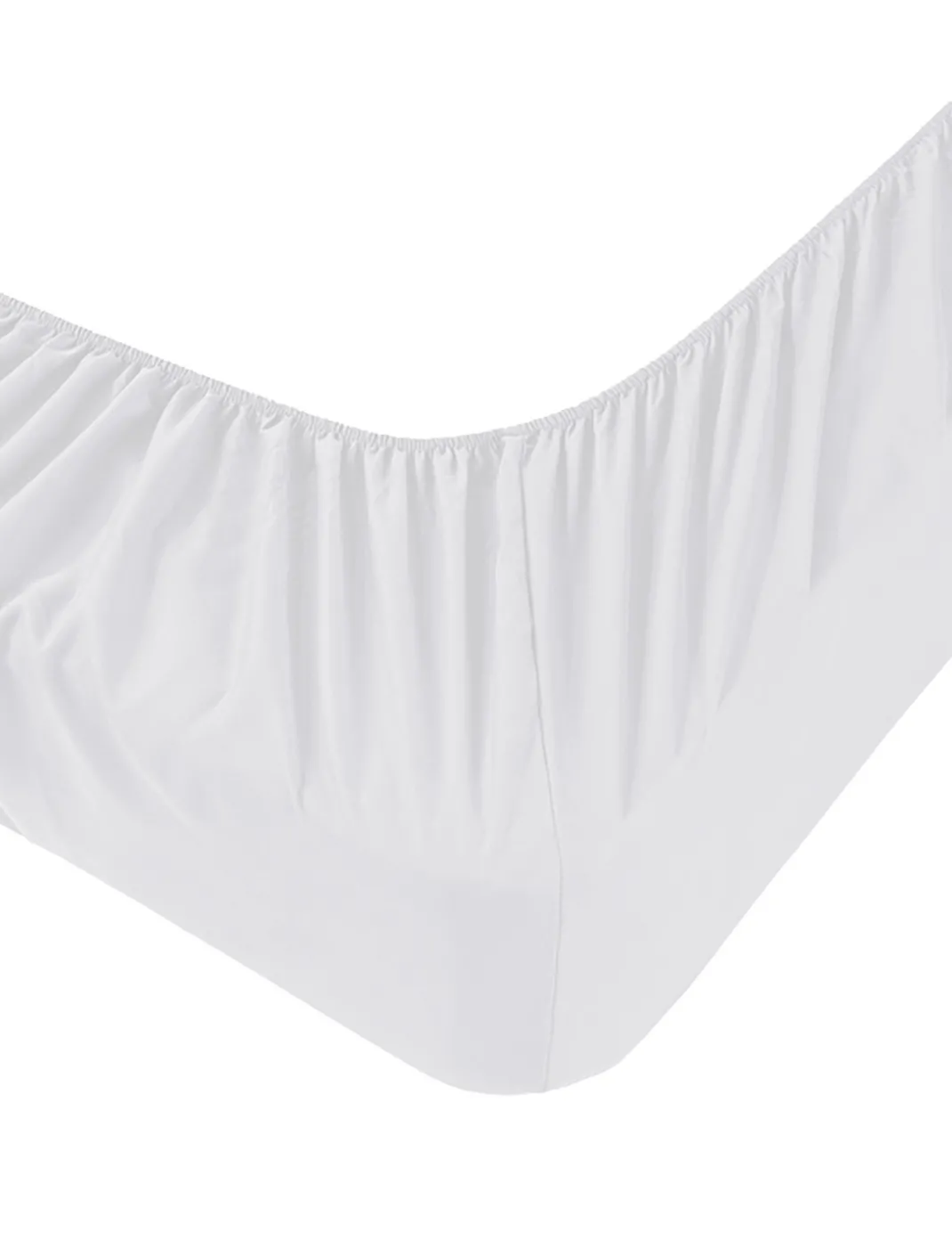 Lenzuola Sotto con Angoli Adapto Jersey Bianche - Cotone Elasticizzato H30cm - Singolo, Piazza e Mezza, Matrimoniale