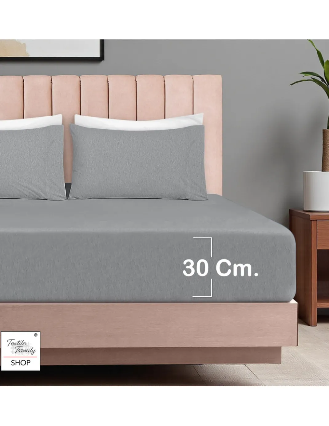 Lenzuola Sotto con Angoli Adapto Jersey Bianche - Cotone Elasticizzato H30cm - Singolo, Piazza e Mezza, Matrimoniale