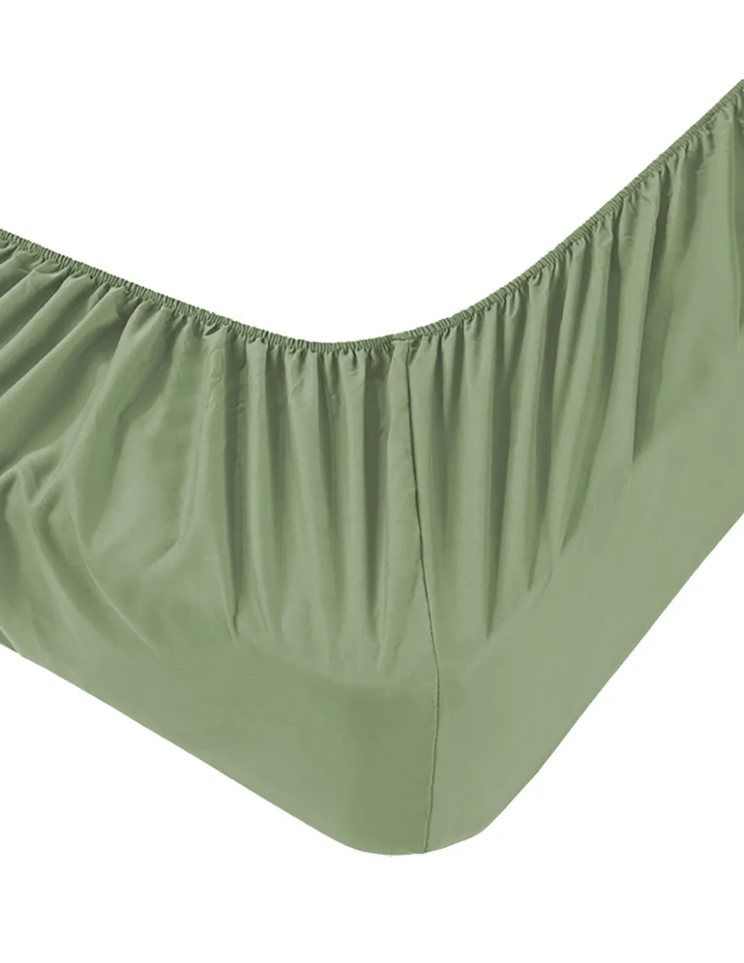 Lenzuola Sotto con Angoli Adapto Jersey Verde - Cotone Elasticizzato H30cm - Singolo, Piazza e Mezza, Matrimoniale