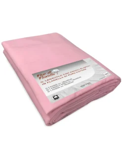 LENZUOLO Con Angoli IN FLANELLA ROSA Fior di Flanella © TUTTE LE MISURE