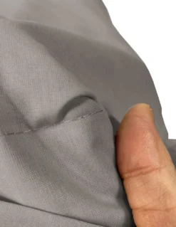 LENZUOLO con ANGOLI STRONG tinta unita TORTORA made in Italy