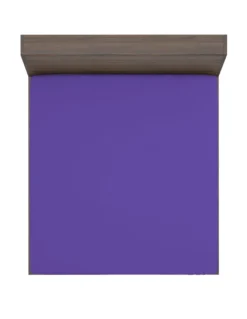 LENZUOLO con ANGOLI STRONG tinta unita VIOLA made in Italy