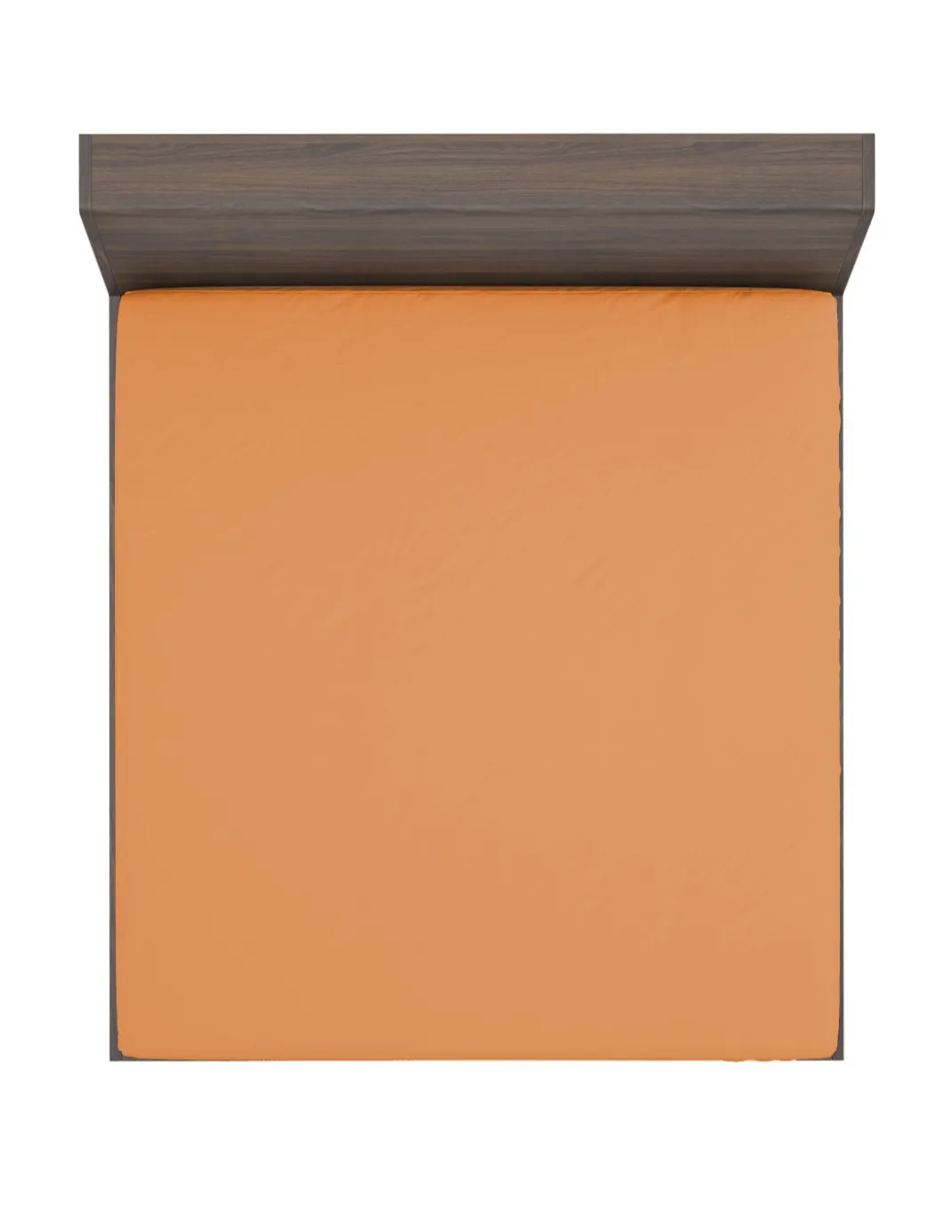 LENZUOLO con ANGOLI STRONG tinta unita ARANCIO made in Italy