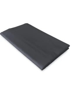 Lenzuolo di Sopra Cordonetto Strong Tinta Unita Grigio Piombo, 100% Cotone, Made in Italy