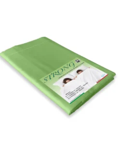 LENZUOLO di sopra CORDONETTO STRONG verde prateria made in Italy