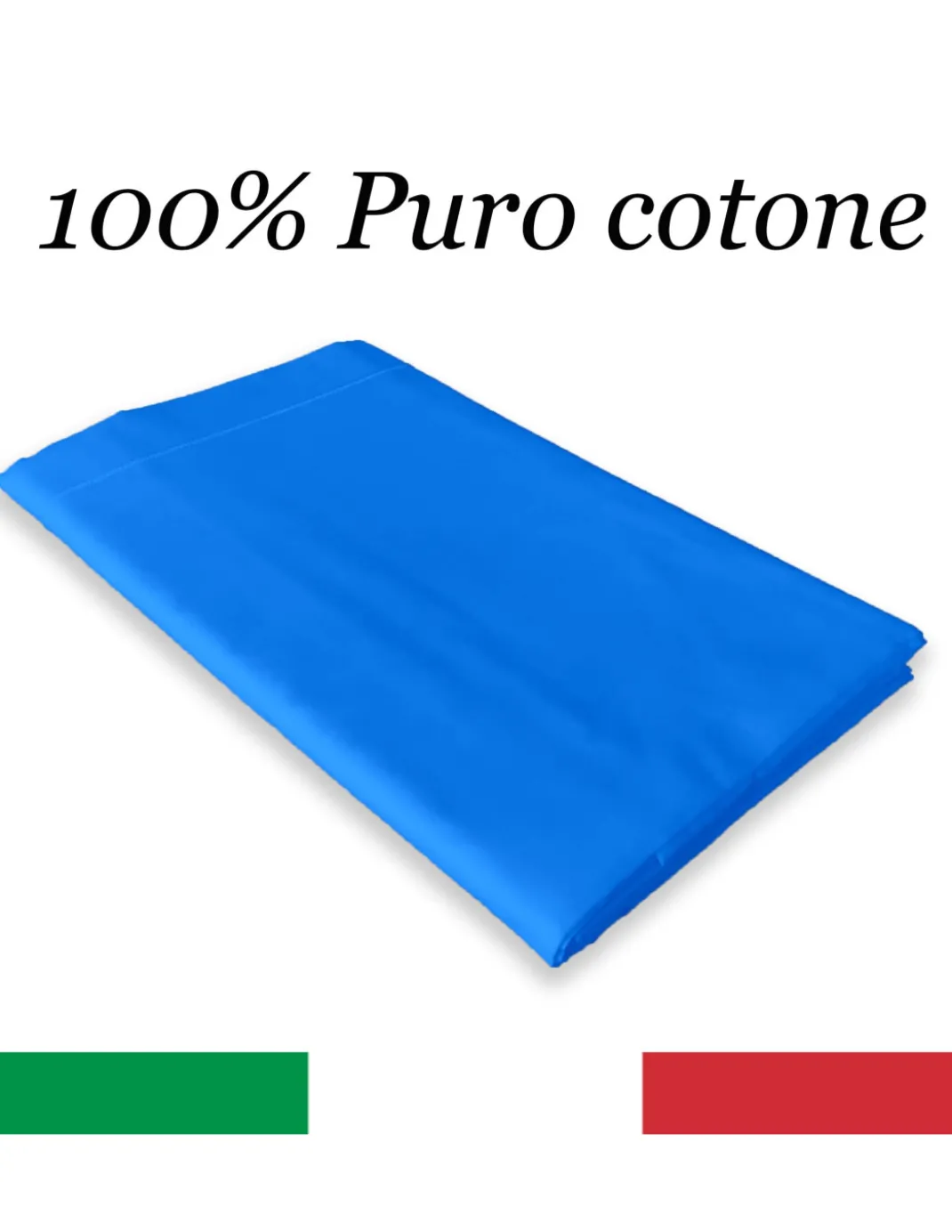 LENZUOLO di sopra CORDONETTO STRONG bluette made in Italy