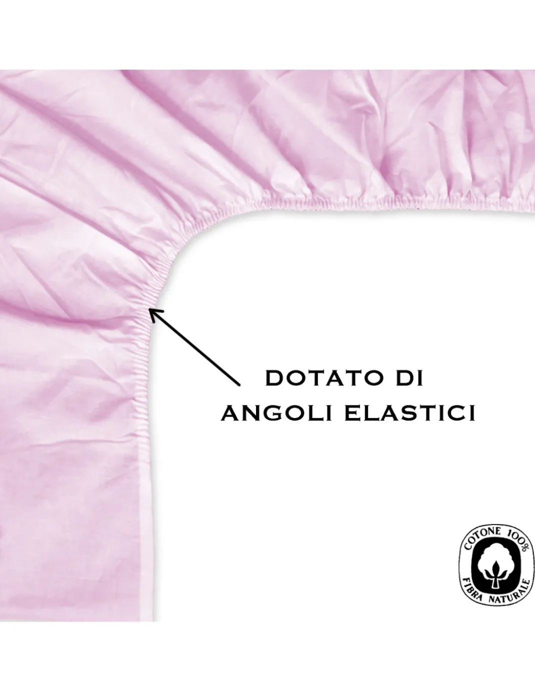 LENZUOLO FRANCY CON ANGOLI ROSA FRANCESE 1 PIAZZA E MEZZA GRANDE MAXI