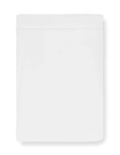 Lenzuolo Sopra in Flanella Senza Angoli Colore Bianco - Puro Cotone Morbido | Made in Italy | Per Materassi Maxi e Fuori Misura