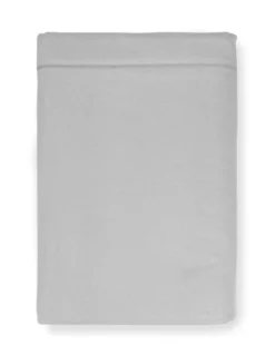 Lenzuolo Sopra in Flanella Senza Angoli Grigio - Puro Cotone Morbido | Made in Italy | Per Materassi Maxi e Fuori Misura