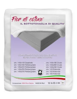 MOLLETTONE salvatavolo SOTTOTOVAGLIA FIOR DI COTONE © super panno TESSUTO DOPPIO PURO COTONE