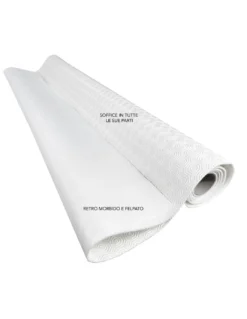 MOLLETTONE salvatavolo SOTTOTOVAGLIA h. 140 cm. PROTEGGI TAVOLO bianco SU MISURA con spugna RUBBY©