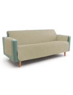 NUOVO COPRIDIVANO BG SALVADIVANO SYMPHONY TRAPUNTATO BEIGE