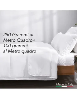 PIUMINO ANALLERGICO Quattro 4 Stagioni in Calda e Morbida Microfibra Made in Italy FEEL GOOD