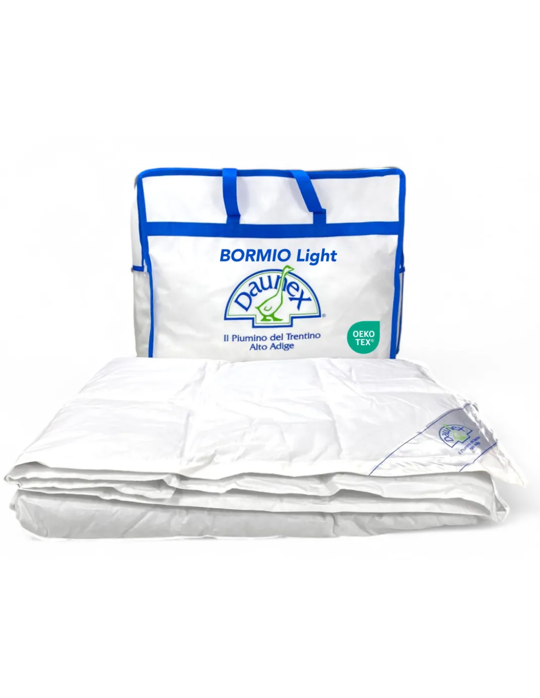 Piumino BORMIO Light by Daunex - Mezza Stagione, 100% Piumino Oca, Cotone Bianco, Filling Power 650, Made in Italy