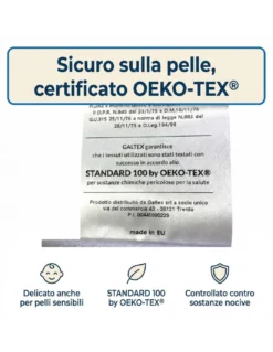 Piumino d’Oca Trentino, Piumone Invernale, 100% Piuma d’Oca Naturale, Imbottitura 360 g/mq, Certificato OEKO-TEX