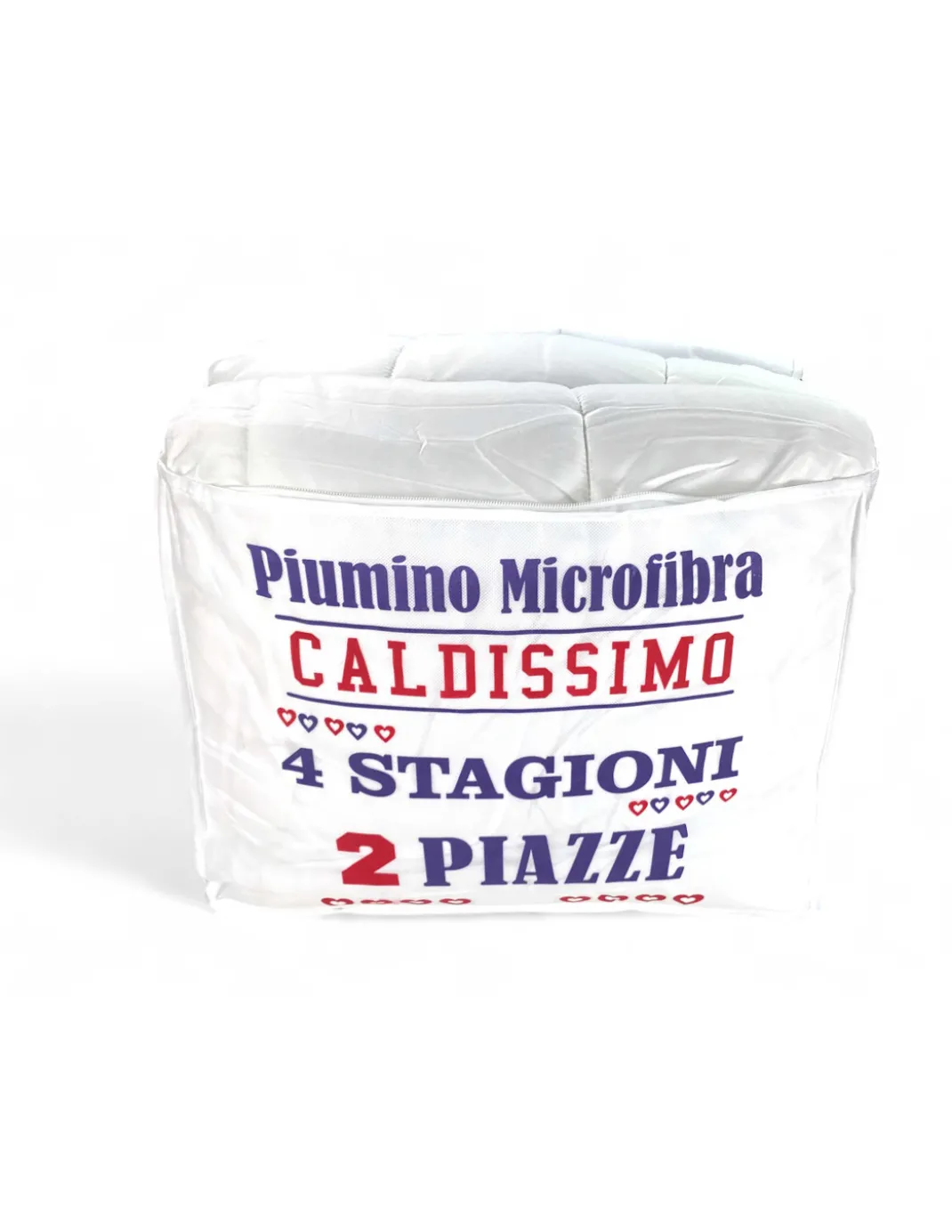 PIUMINO Letto ANALLERGICO Quattro 4 Stagioni Soffice e Morbido Number Four