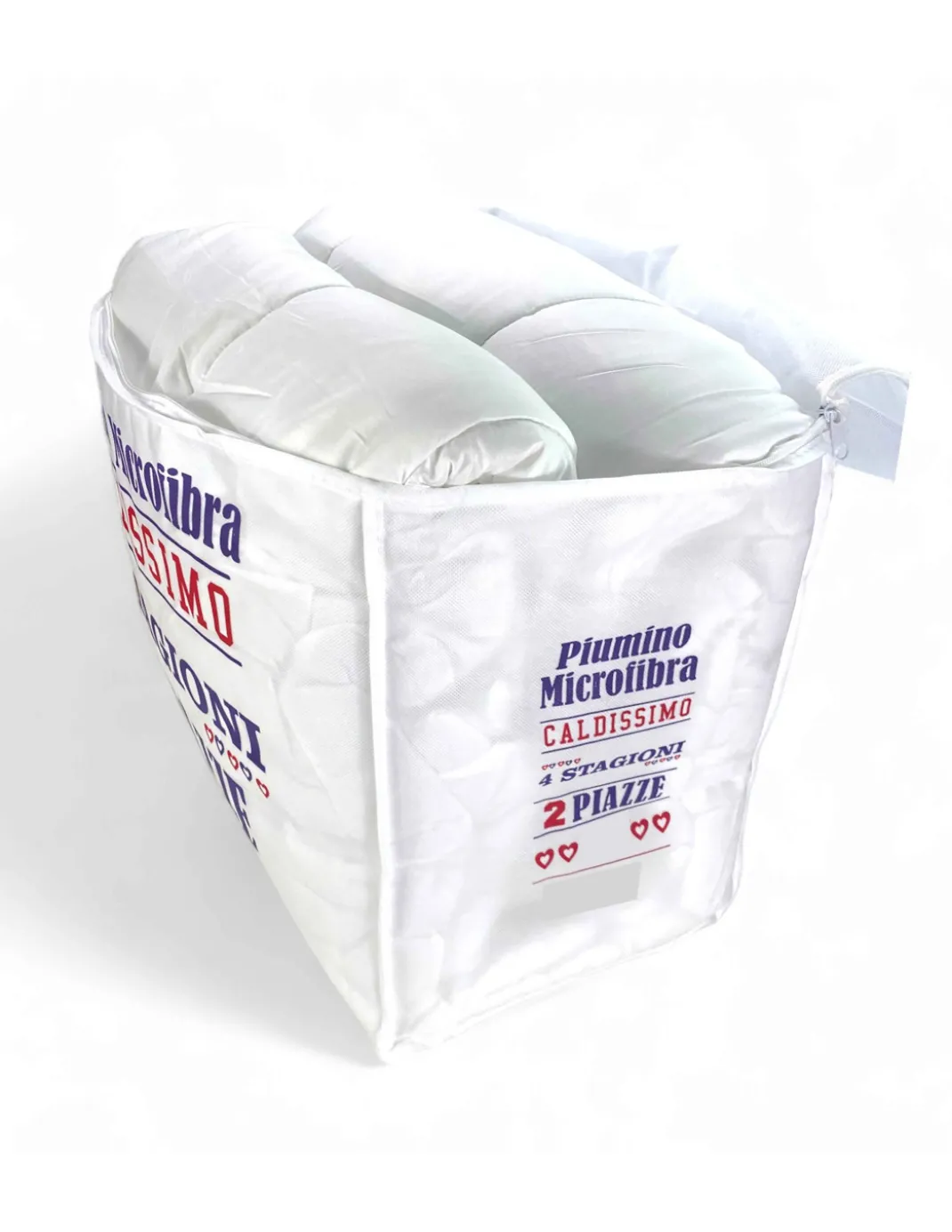PIUMINO Letto ANALLERGICO Quattro 4 Stagioni Soffice e Morbido Number Four