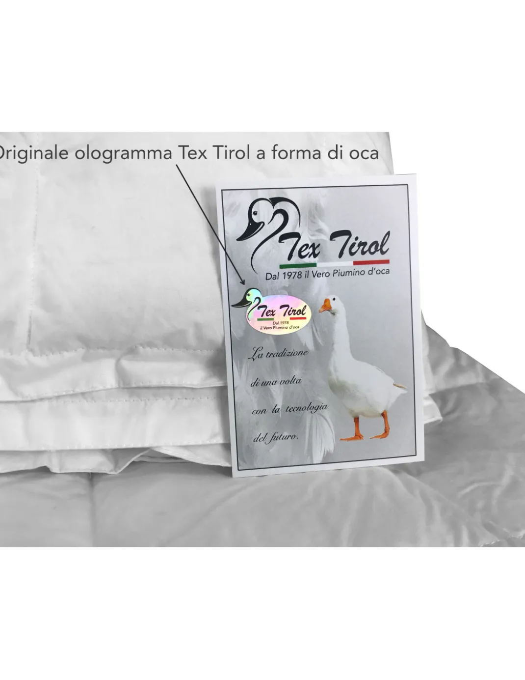 PIUMINO Oca TEX TIROL © Vipiteno 4 STAGIONI 100% Piumino OCA