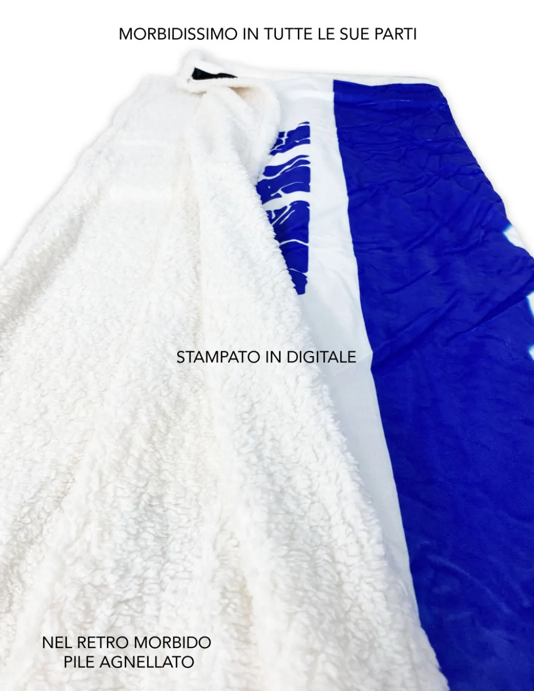 PLAID coperta IN PILE SHERPA fantasy HD DEA per Sempre