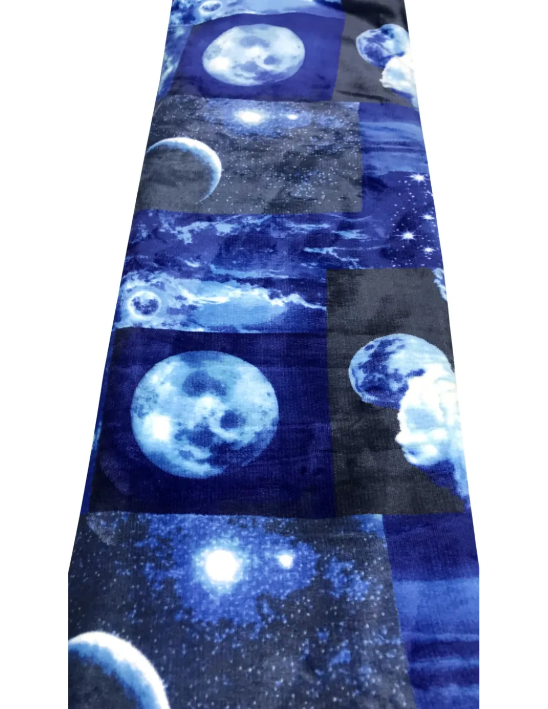 PLAID IN PILE SHERPA COPERTA LUNA LUNARE