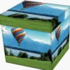 POUF CONTENITORE POGGIAPIEDI MONGOLFIERA