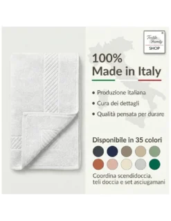 Scendidoccia Bagno Antracite 50x70 Spugna Cotone 450 g/m² - Tappetino Doccia Made in Italy