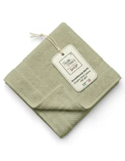 Scendidoccia Bagno Oliva 50x70 Spugna Cotone 450 g/m² - Tappetino Doccia Made in Italy
