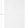 Set 6 Asciugamani in Spugna di Cotone 100% Bianco 60x110 cm | Morbidi, Assorbenti – Ideali per Casa, Hotel e B&B – Made in Italy
