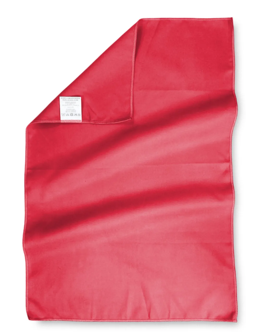 SET asciugamani MICROFIBRA ROSSO 1+1 Viso e Ospite