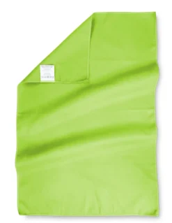 SET asciugamani MICROFIBRA VERDE ACIDO 1+1 Viso e Ospite