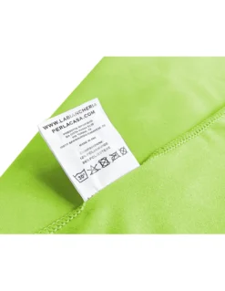 SET asciugamani MICROFIBRA VERDE ACIDO 1+1 Viso e Ospite