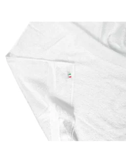 Set 6 Asciugamani Ospite in Spugna di Cotone 100% Bianco – 40x60 cm | Morbidi, Assorbenti, Resistenti – Made in Italy