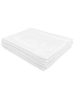 Set 6 Asciugamani Ospite in Spugna di Cotone 100% Bianco – 40x60 cm | Morbidi, Assorbenti, Resistenti – Made in Italy