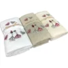SET asciugamani TIROLO TIROLESE LOVE tortora