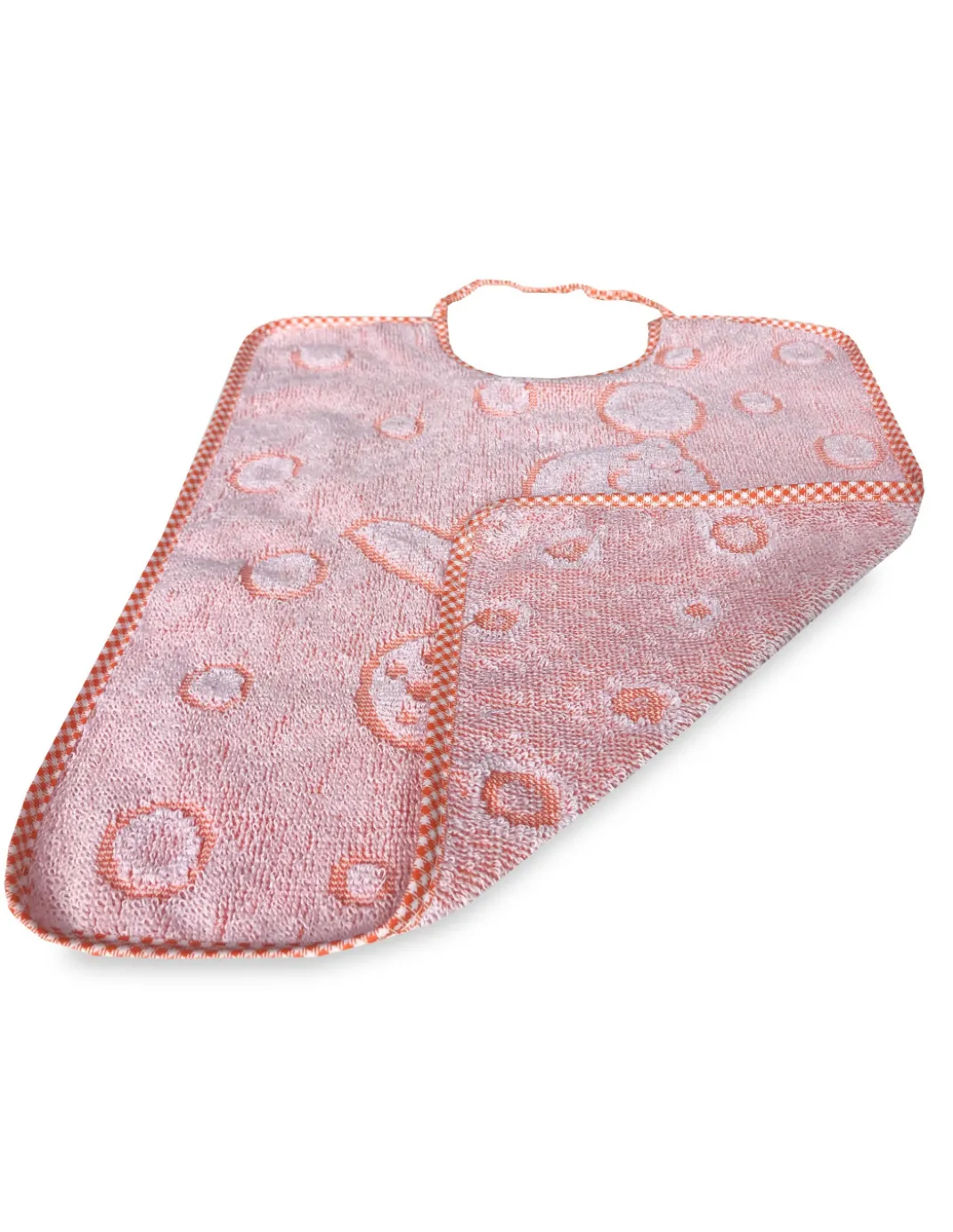 SET BAVAGLINI BAVETTE bambini e bambine mini JACK © cm. 26x34 bavaglio con elastico in puro cotone