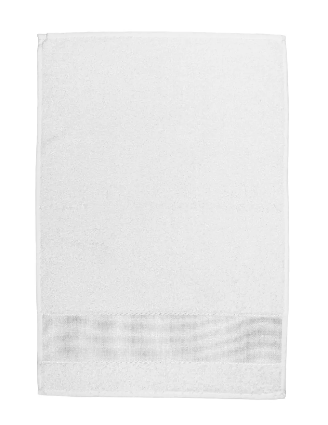SET di 3 ASCIUGAMANI ASILO in TINTA Unita TUTTO Bianco con tela AIDA per ricamare