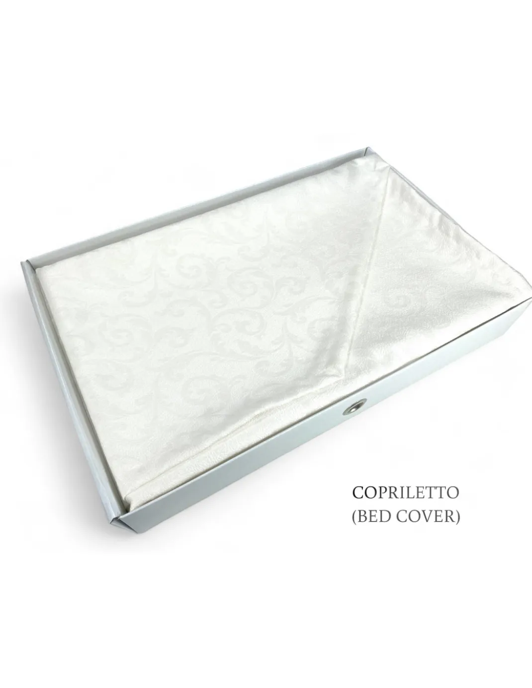 Set Letto Matrimoniale Completo Skinny, Lenzuola in Puro Cotone e Copriletto Matrimoniale Estivo Jacquard, Made in Italy