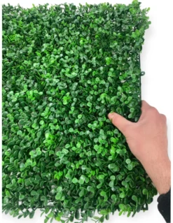 SIEPE Decorativa da Parete Finta Artificiale a Foglie per Muri e Balconi Ornamentale da Interno e da esterno Cile
