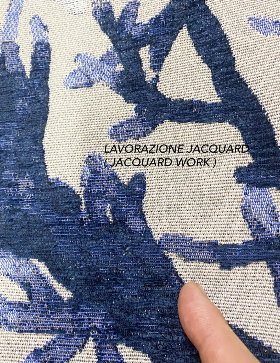 TAPPETO antiscivolo Mare MARINO Coralli Blu Made in Italy